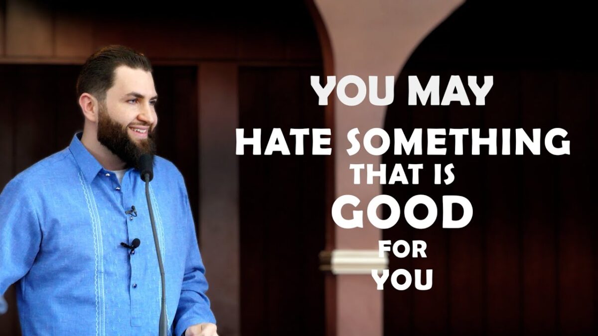 You May Hate Something That is Good For You